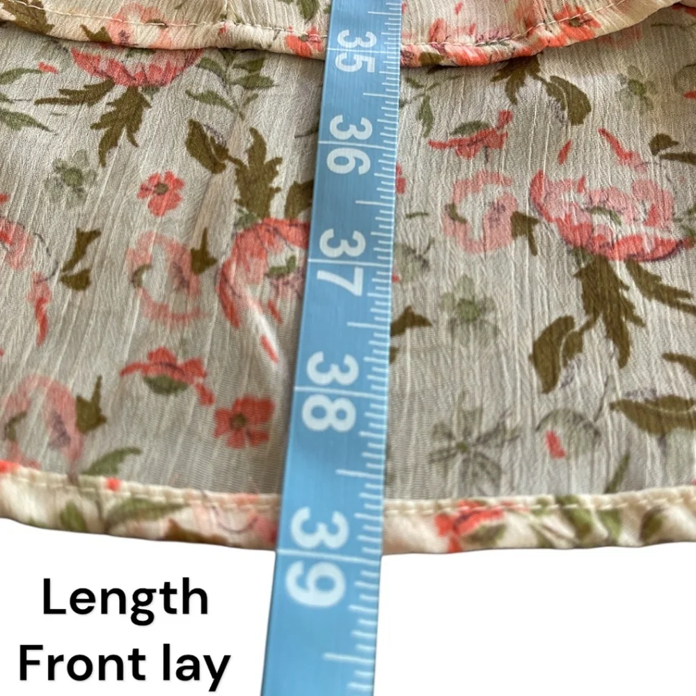 NWT Exhilaration Floral‎ Print Cold Shoulder Wrap Dress  Size M